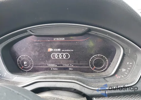 2019 Audi Sq5 3.0T Premium z USA, uszkodzony, nr VIN WA1B4AFY6K2041153